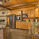 Pocono Log Cabin Fireplace, Fire Pits And Amenities