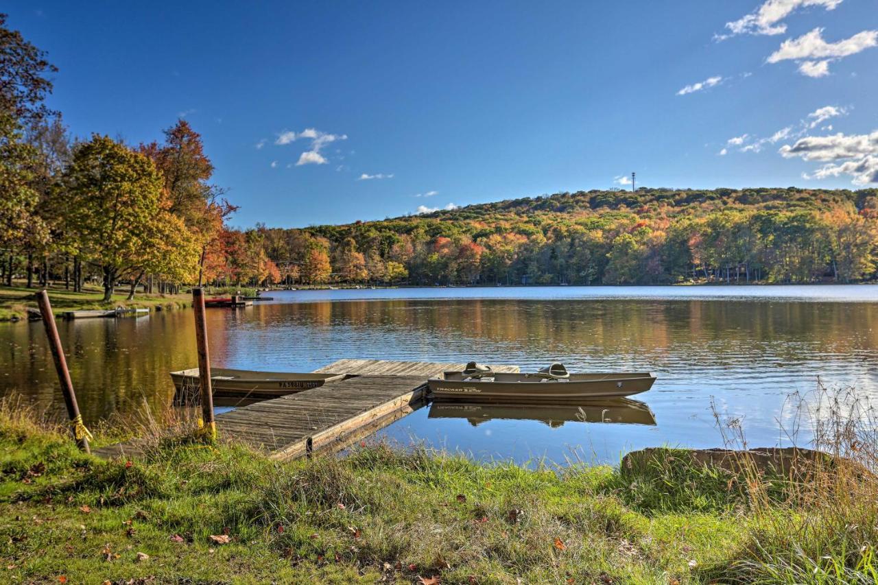 Ferienhaus Pocono Log Fireplace, Fire Pits And Amenities Pocono Lake