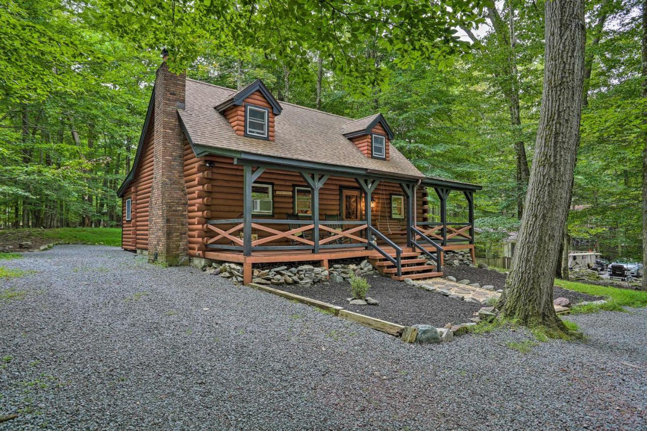 Ferienhaus Pocono Log Fireplace, Fire Pits And Amenities *