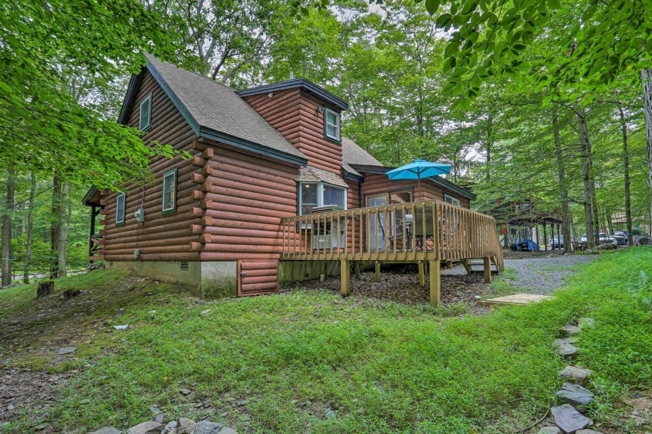 Ferienhaus Pocono Log Fireplace, Fire Pits And Amenities Pocono Lake