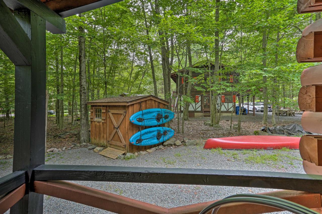 Ferienhaus Pocono Log Fireplace, Fire Pits And Amenities *